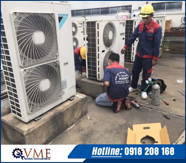 Thi công hệ thống điều hòa, <br>thông gió